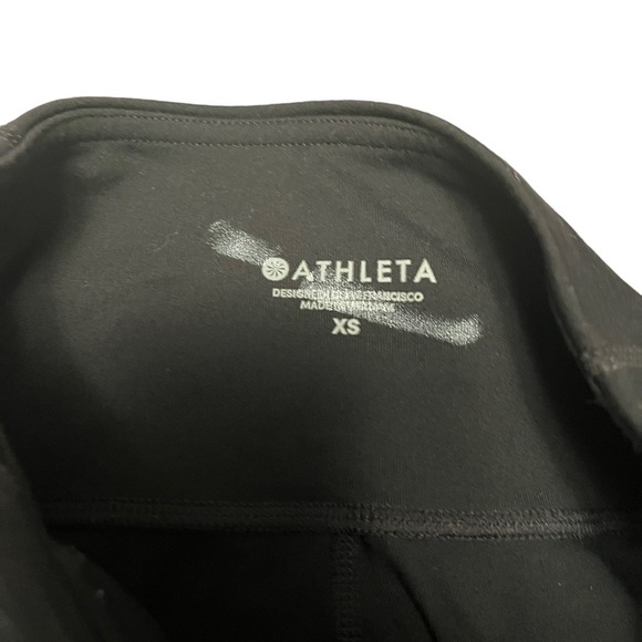 Athleta High Rise Pintuck Chaturanga Crop Leggings - Picture 7 of 8